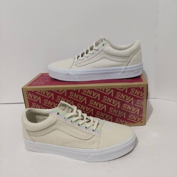 Women's Vans Old Skool (Hemp Linen) Turtledove/T VN0A38G1MPM Size 7.5M NIB - Picture 1 of 7